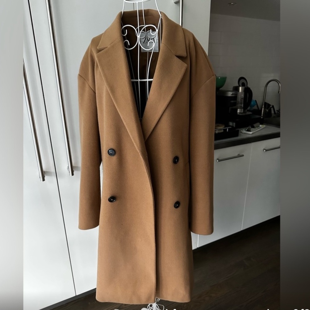 ZARA men’s double breasted overcoat, M